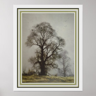 Póster Misty Morn por David Shephard 16 x 20