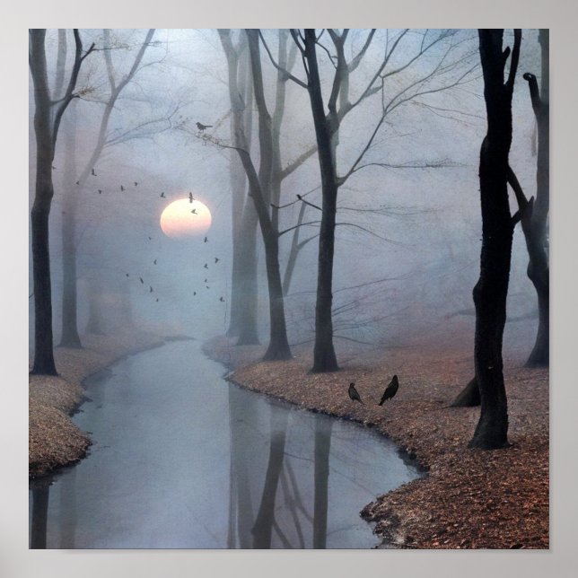 Póster Misty Morning (Frente)