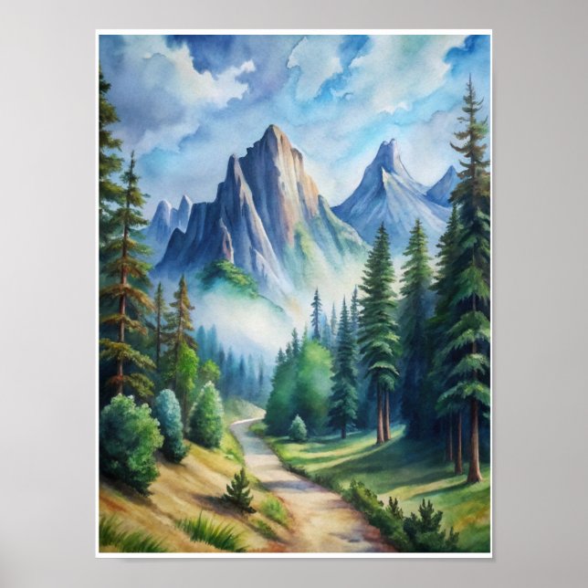 Póster Misty Mountain Majesty (Frente)