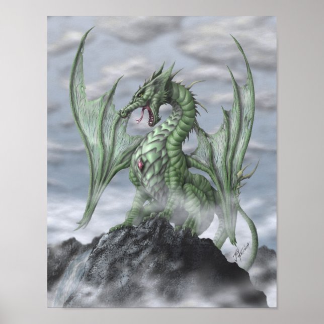 Póster Misty Mountain Print (Frente)