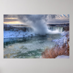 Póster Misty Sunrise