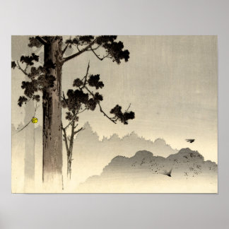 Póster Misty Trees
