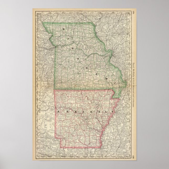 Póster Misuri y Arkansas (Frente)