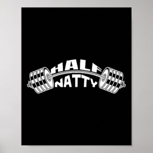 Póster Mitad Natty Bodybuilder Meme Steroids Athletic Fit