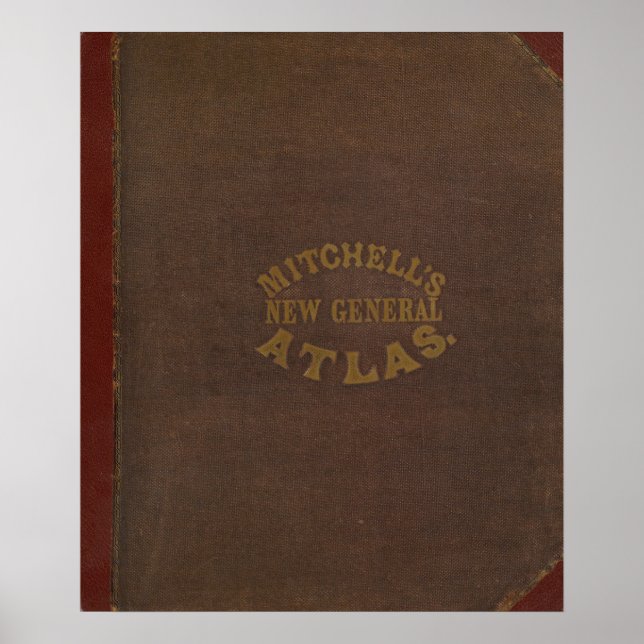 Póster Mitchell's new general atlas (Frente)