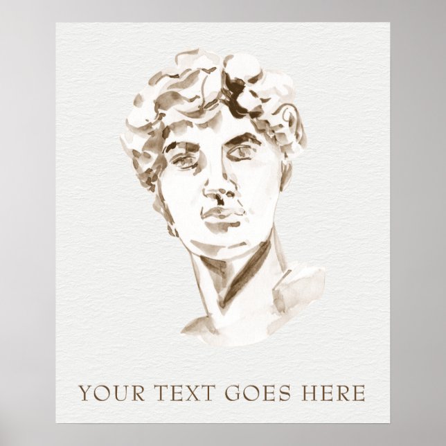 Póster *~* Mitología DAVID AP45 Fe de Dios en Grecia (Frente)