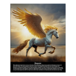 Póster Mitología de Pegasus