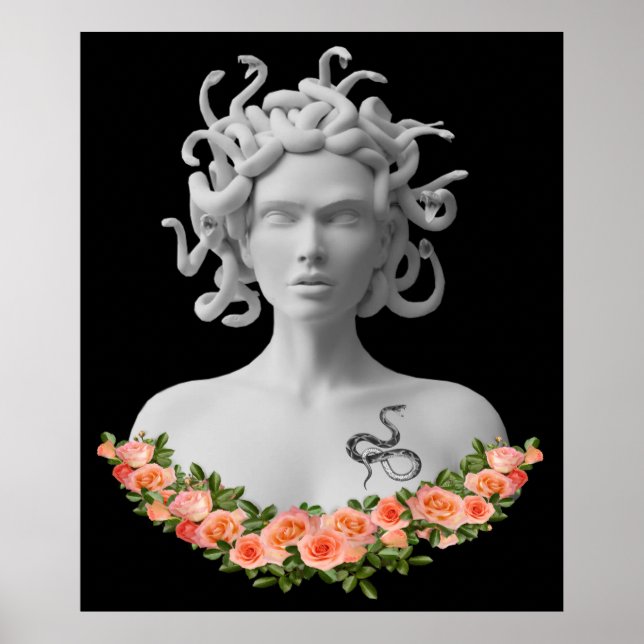 Póster Mitología griega de Medusa Gorgon