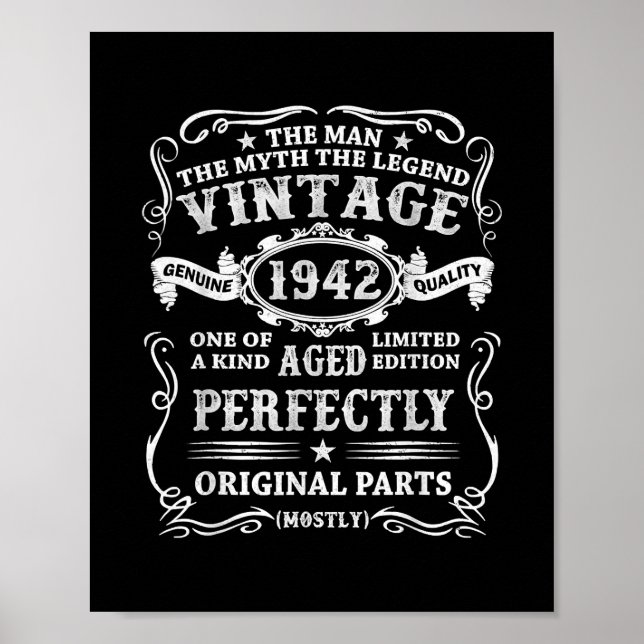 Póster Mitos masculinos de 1942 (Frente)