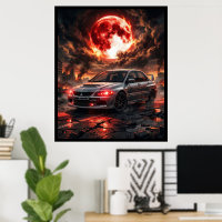 Mitsubishi Lancer Evo 9 Bajo La Luna Carmesí