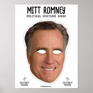 Póster Mitt Romney Costume