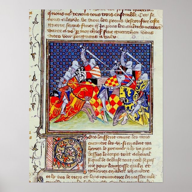 Póster Mittelalterliche Buchmalerei  (Frente)