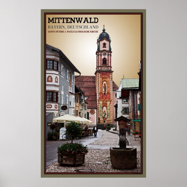 Póster Mittenwald, Alemania (Frente)