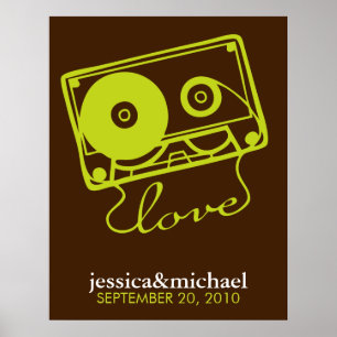 Póster Mix Tape of Love Customizable Wall Art