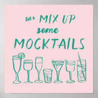 MIX UP MOCKTAILS Personalizado Bar KitchArt