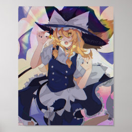 Póster MK - Chica arcoiris