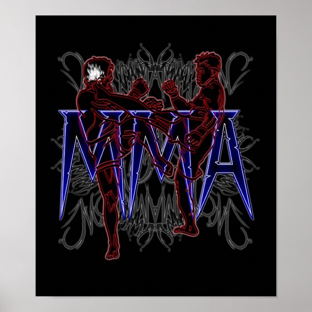 Póster MMA fighters poster (Frente)