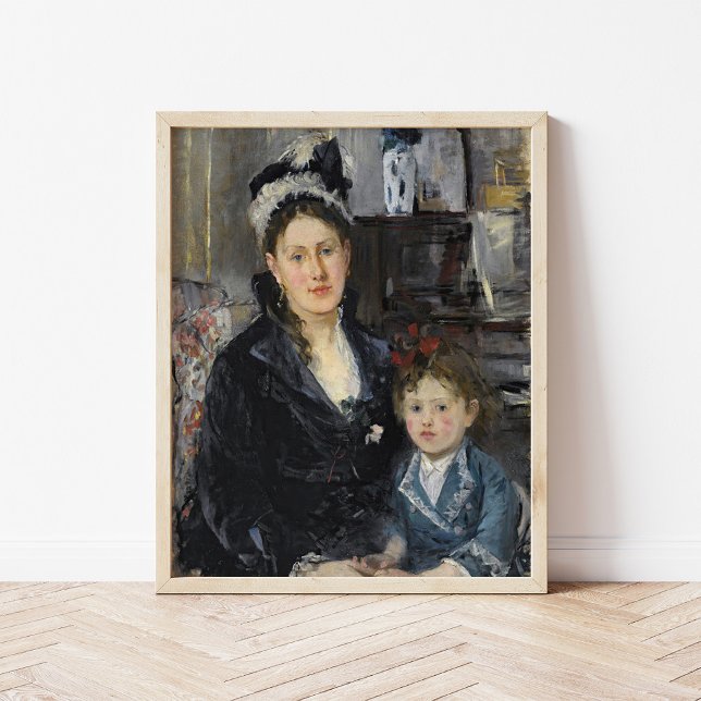 Póster Mme Boursier y su hija | Berthe Morisot (Subido por el creador)