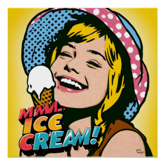 Póster 'Mmm...ice cream !'