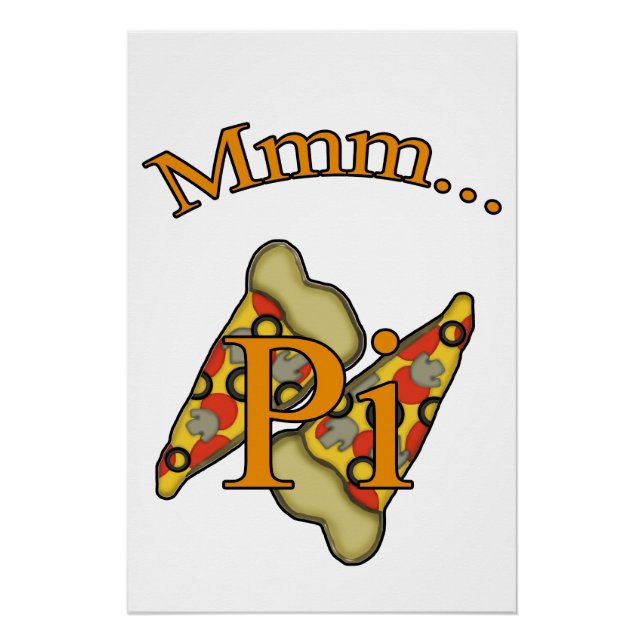 Póster Mmm...Pi (Anverso)