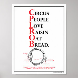 Póster Mnemotécnico: Circus People Love = Visual Path