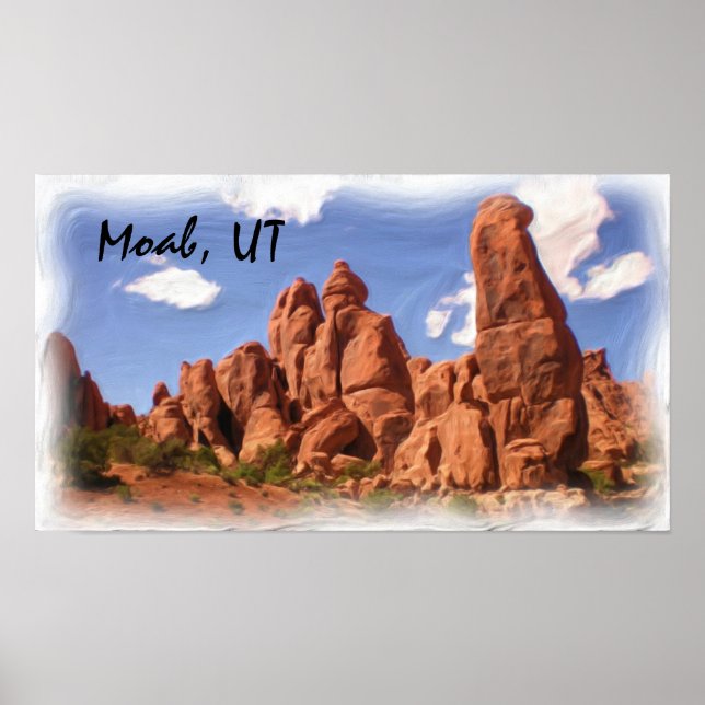 Póster Moab, poster de UT (Frente)