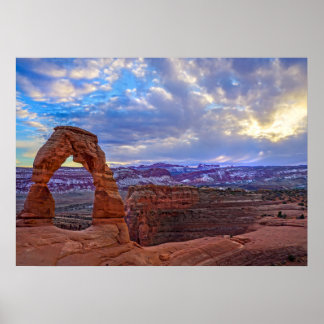 Póster Moab Utah - Delicate arch - Poster