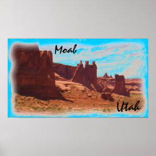 Póster Moab Utah poster