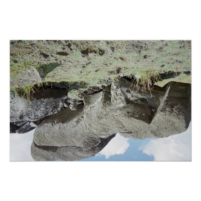 Póster Moai Pit en el cielo (Anverso)