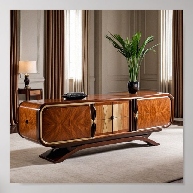 Póster Mobiliario Art Deco (Frente)