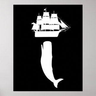 Póster Moby Dick Rising Poster
