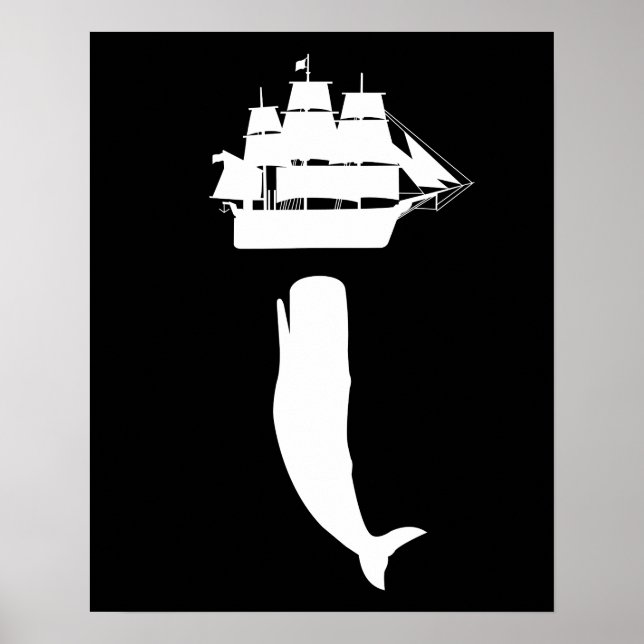 Póster Moby Dick Rising Poster (Frente)
