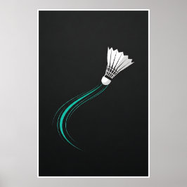 Póster Moción de Badminton contemporánea