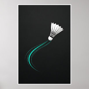 Póster Moción de Badminton contemporánea