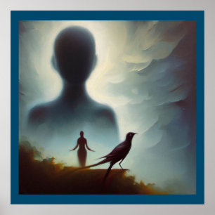 Póster Mockingbird de animales espirituales 1