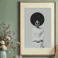 Mod Minimalism: impactante retrato de moda de B&W