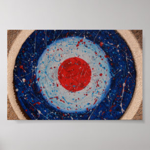 Póster Mod target