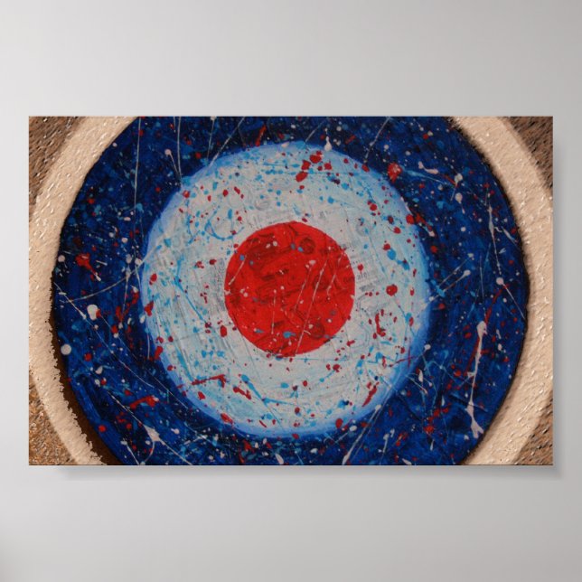 Póster Mod target (Frente)