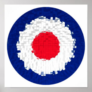 Póster Mod Target con efecto aplicado