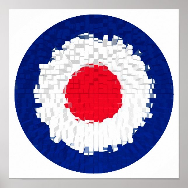 Póster Mod Target con efecto aplicado (Frente)