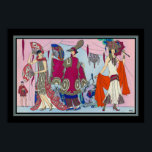 Póster Moda Art Deco de los 2009<br><div class="desc">Impresión de moda francesa de los años 1920 para arte Gout Beaute</div>