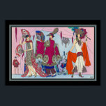 Póster Moda Art Deco de los 2009<br><div class="desc">Impresión de moda francesa de los años 1920 para arte Gout Beaute</div>