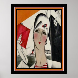 Póster Moda Art Deco Dryden Imprimir 16 x 20 ca. 1922