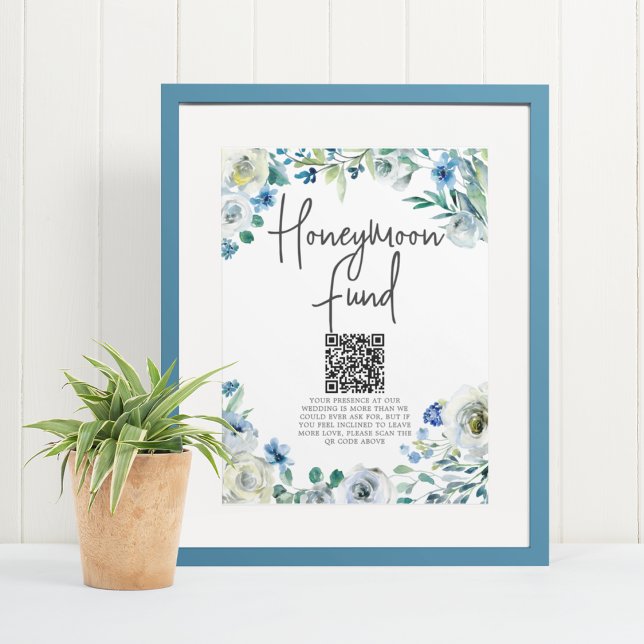 Póster Moda Blue Floral Spring Wedding Honeymoon Fondo (Subido por el creador)