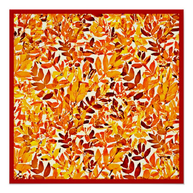 Póster Moda colorida Croma Canopy Elegante Foliage (Anverso)