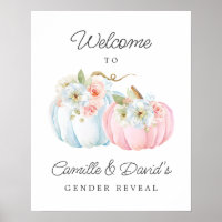 Moda de género de calabaza rosa y azul otoño