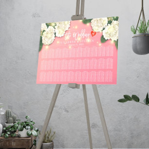 Póster Moda de la gráfica de asiento del boda Hidrangea I