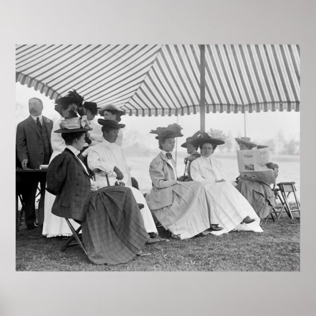 Póster Moda del club de golf, 1908 (Frente)