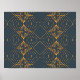 Póster Moda, diseño gráfico geométrico elegante y sencill