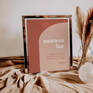 Póster Moda durazno arco de barro arco de barro moussa si